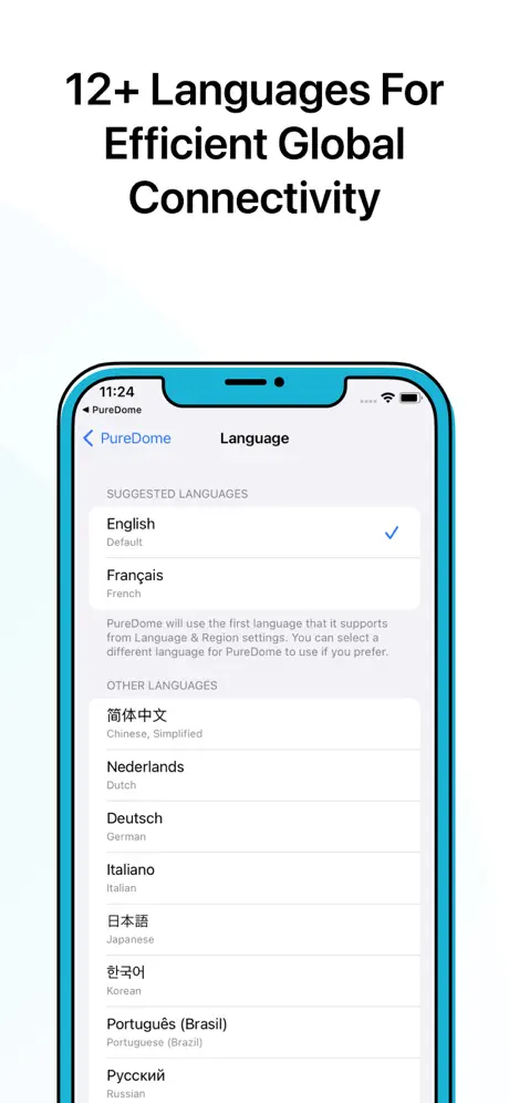PureDome VPN — product screen 1 of 5