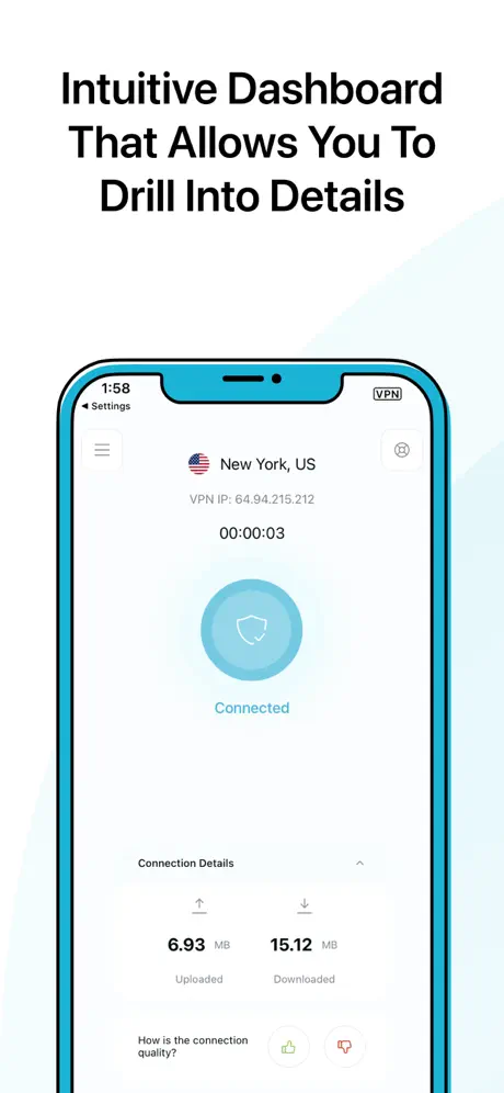 PureDome VPN — product screen 2 of 5