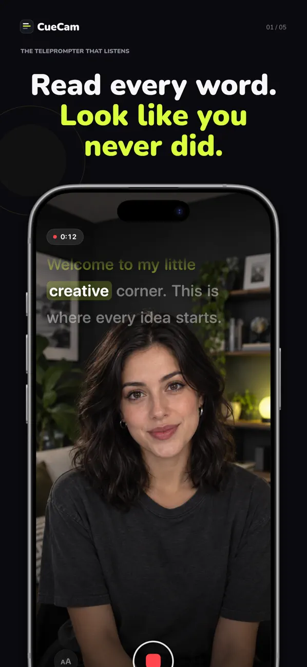 CueCam App Store artwork 1