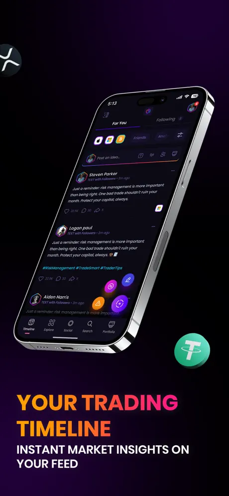 Traderware / Traderverse — A timeline built around market conversation.